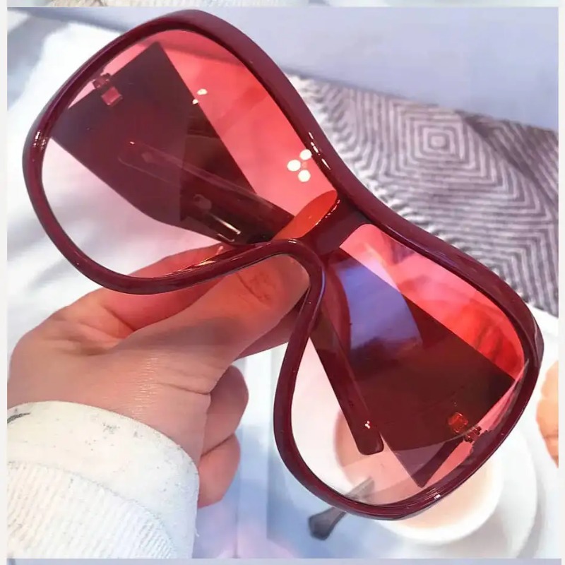 Vintage Fashion Y2K - One Piece Oversized Y2K Sunglasses for