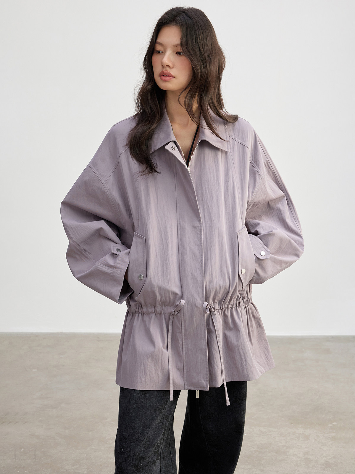 JUSLIN Casual Style Cotton Nyl - Vintage Windbreaker Nylon 评论和价格