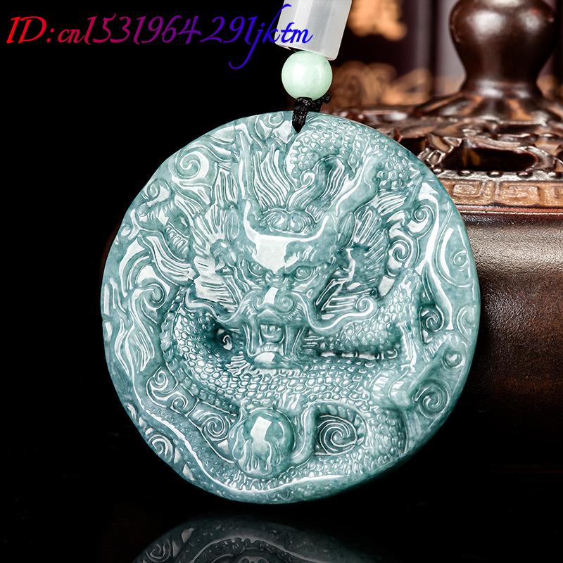 Burmese Jadeite Dragon Pendant - Vintage Women Fashion 评论和价格