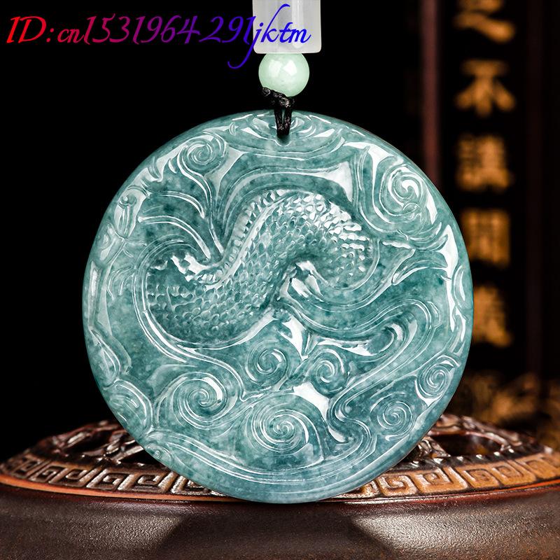 Burmese Jadeite Dragon Pendant - Vintage Women Fashion 评论和价格
