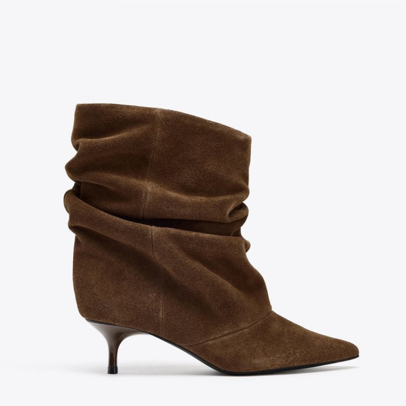 Women Pile Up Ankle Boots 2026 - Vintage And Modern Fashion 评论和价格