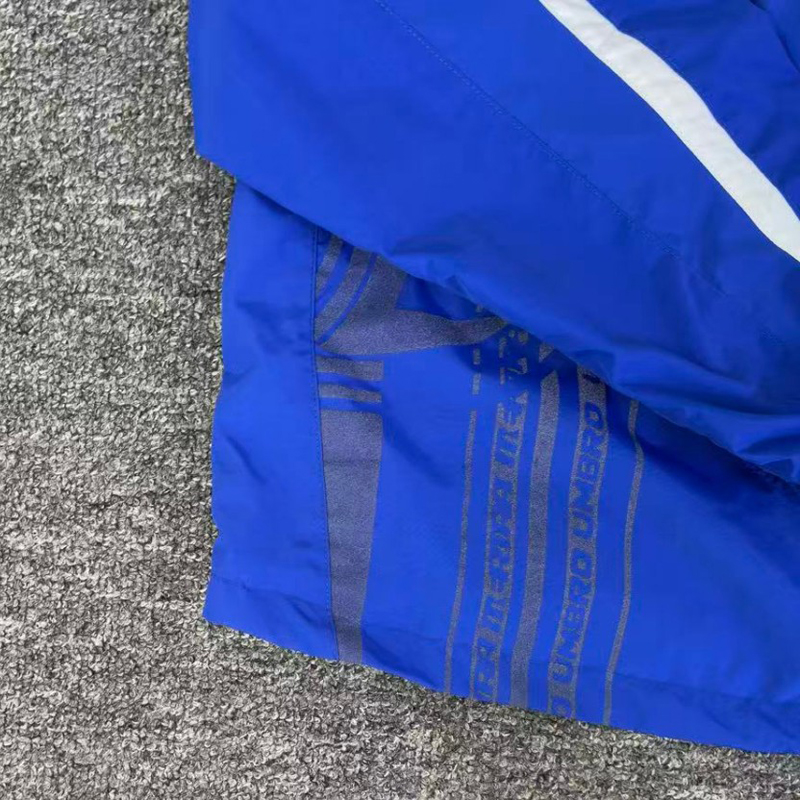 Men Y2K Blue Striped MERTRA Ho - Vintage Windbreaker Nylon 评论和价格