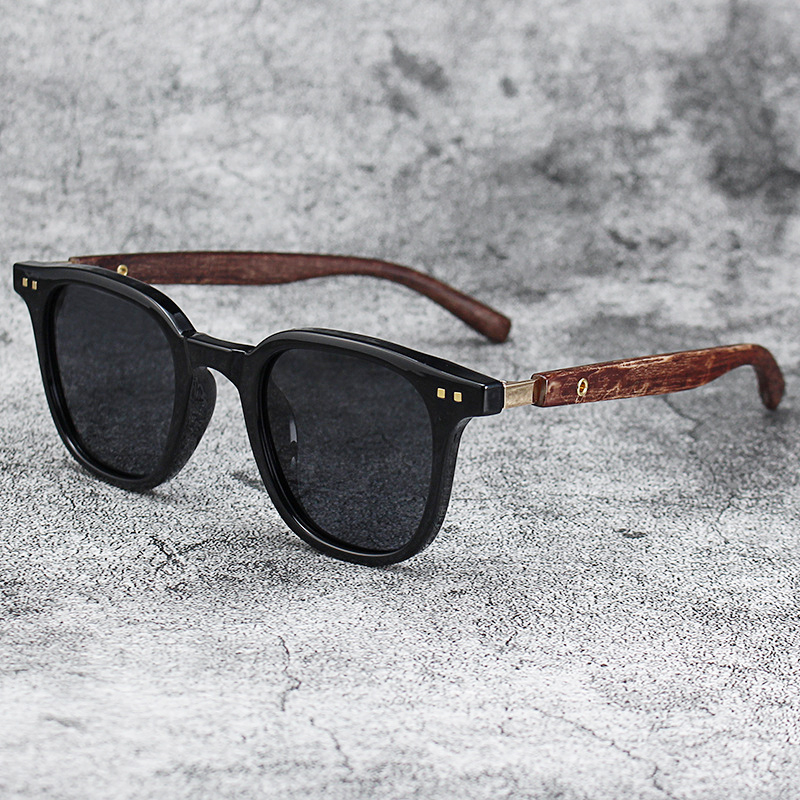Trendy Men Vintage Wooden Fram - Vintage Fashion Streetwear 评论和价格