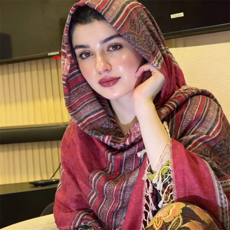 Vintage Paisley Print Hijab Fa - Vintage Women Fashion 评论和价格