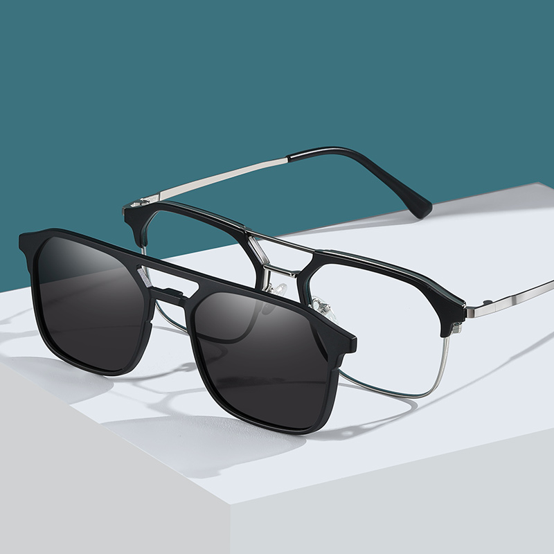 Clip On Polarized Sun Glasses  - Vintage Fashion Streetwear 评论和价格