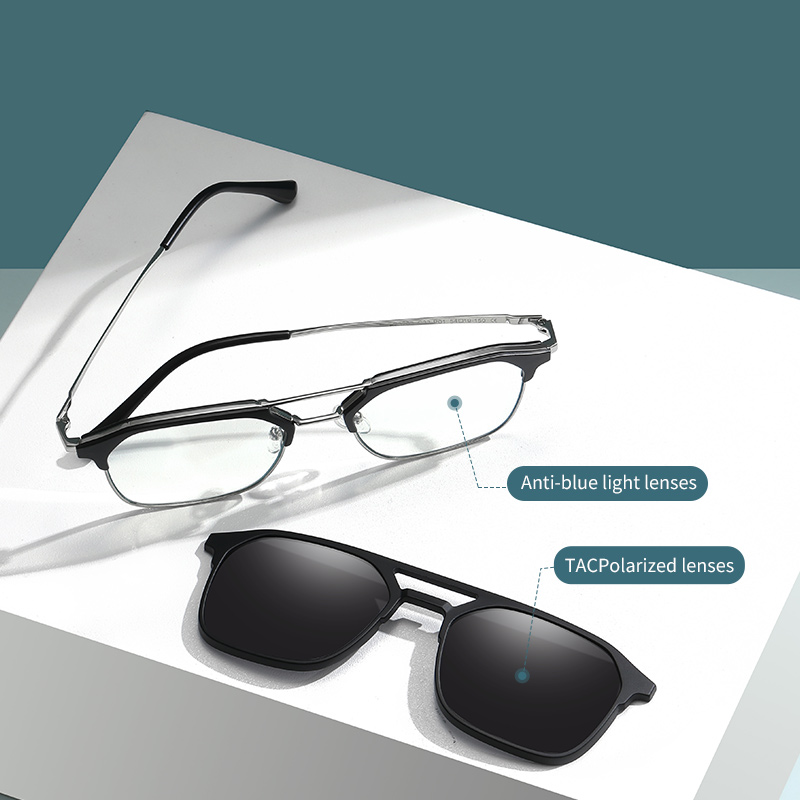 Clip On Polarized Sun Glasses  - Vintage Fashion Streetwear 评论和价格