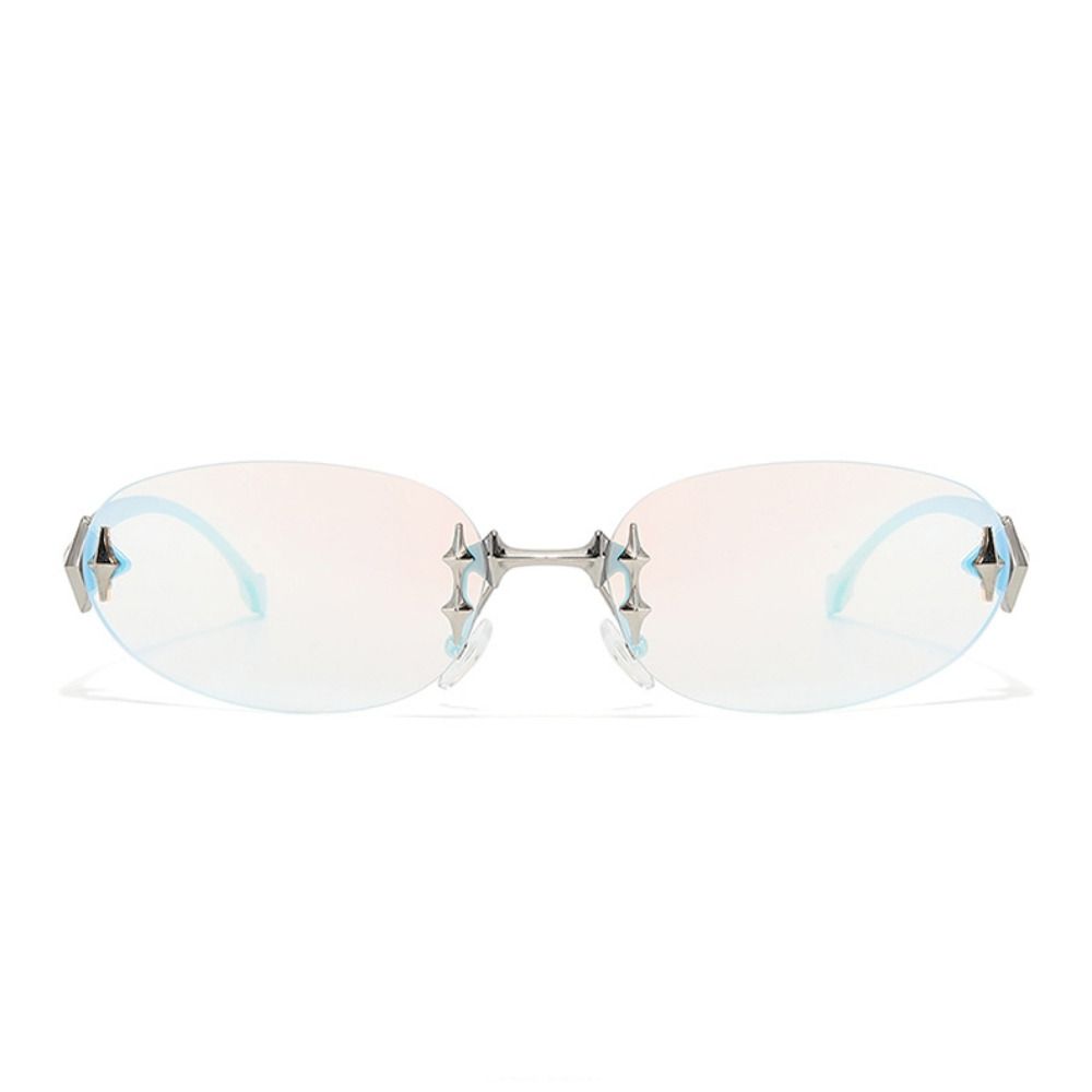 Y2K Style Frameless Sunglasses - Vintage Fashion Y2K 评论和价格