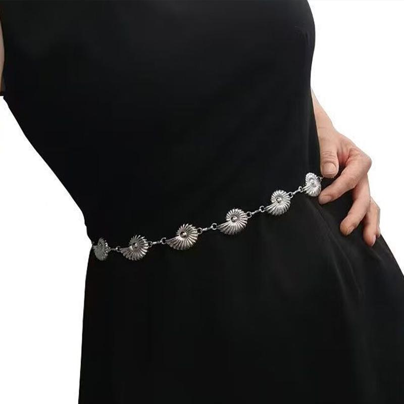 Vintage Metal Waist Chain Gold - Vintage Fashion Outfits Men 评论和价格