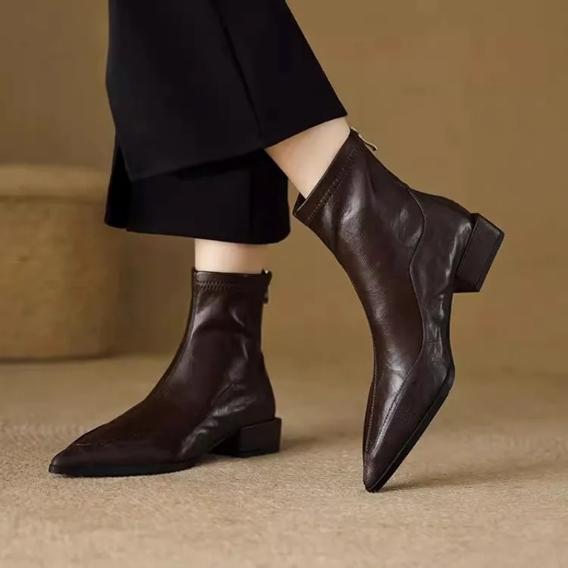 Fashion Vintage Thick Heels Wo - Vintage Fashion De 评论和价格