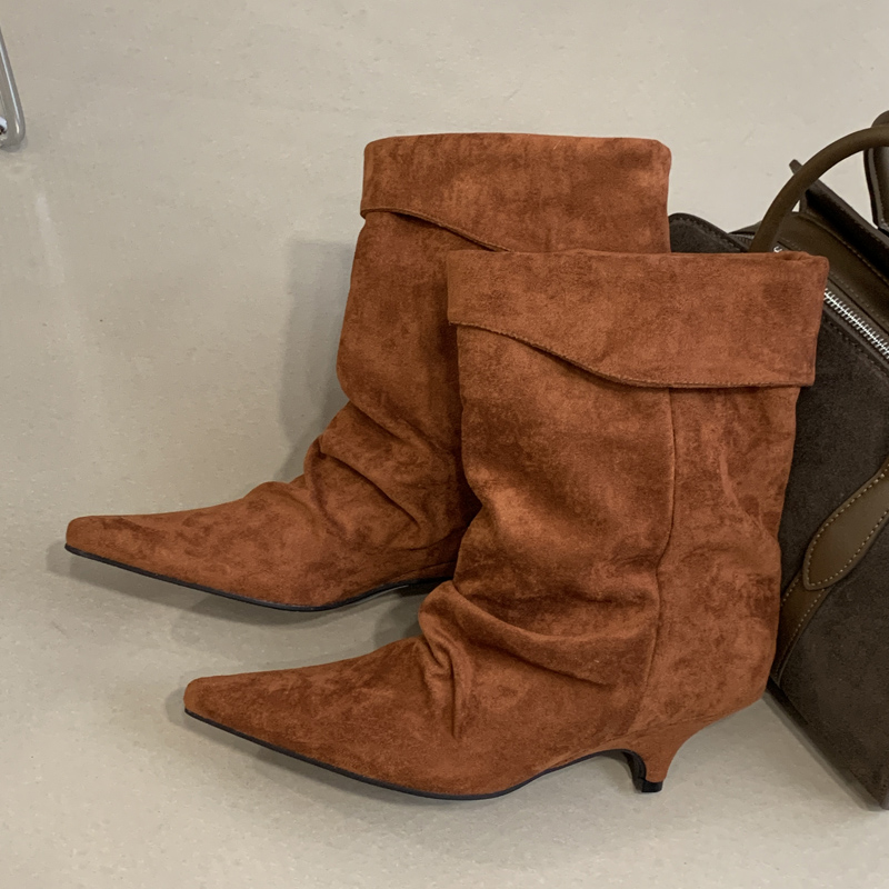 Aneikeh Winter Pointed Toe Thi - Vintage And Modern Fashion 评论和价格
