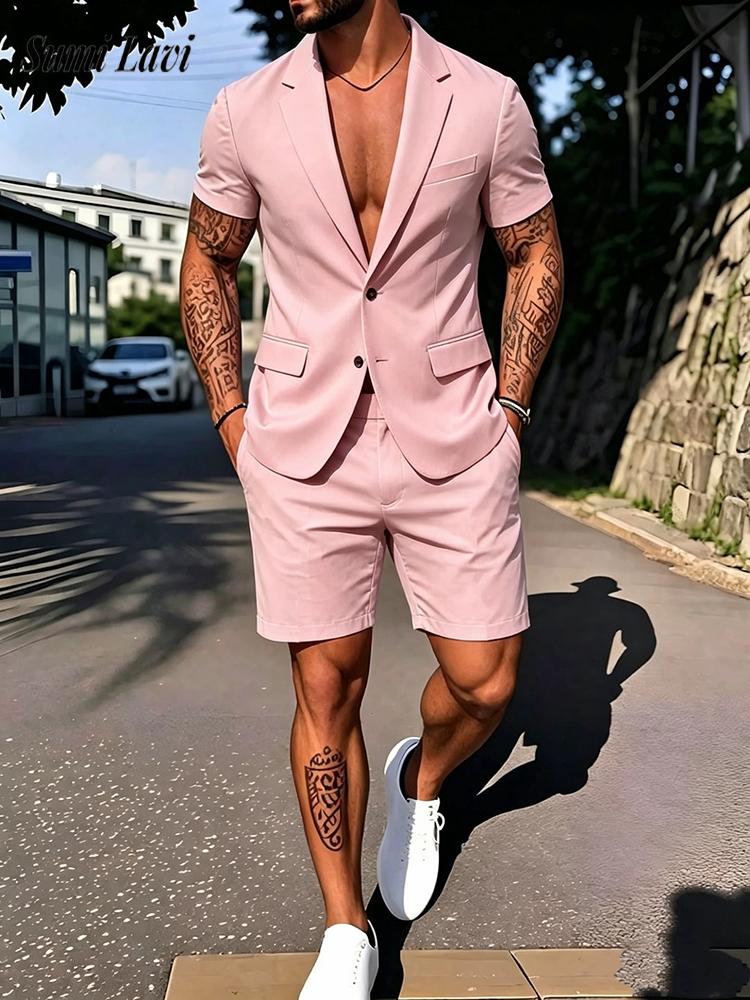 Casual Mens Solid Color Slim B - Vintage Fashion Outfits Men 评论和价格