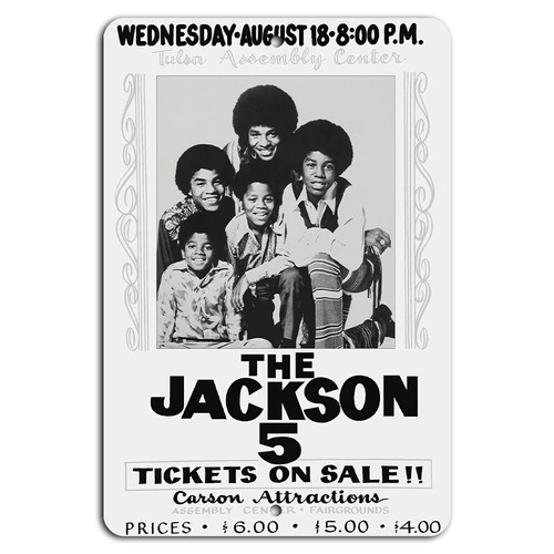 The Jackson 5 Tulsa Assembly C - Vintage Fashion Posters 评论和价格