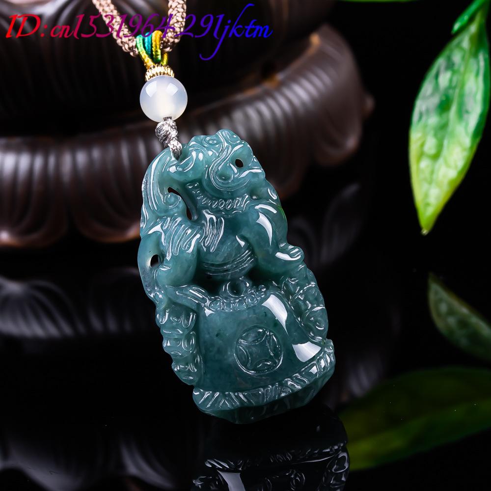 Burmese Jadeite Pixiu Pendant  - Vintage Women Fashion 评论和价格