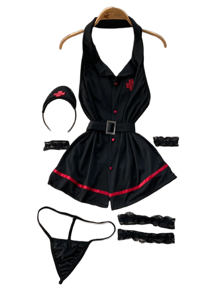 Erotic Fashion Sexy Halter Lin - Vintage Women Fashion 评论和价格