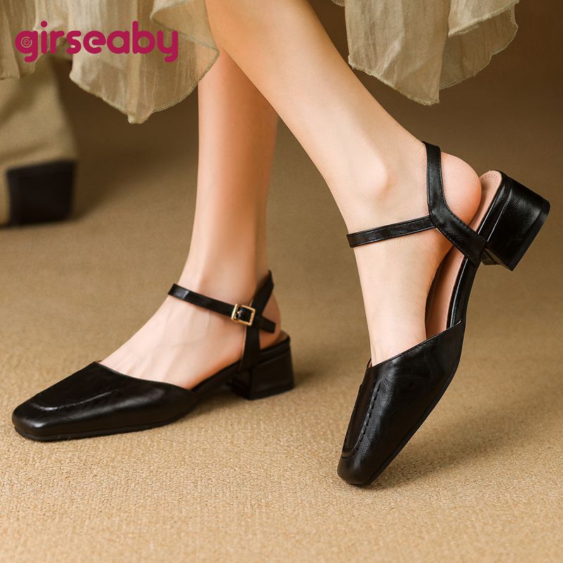 Girseaby 2025 Female Sandals S - Vintage And Modern Fashion 评论和价格