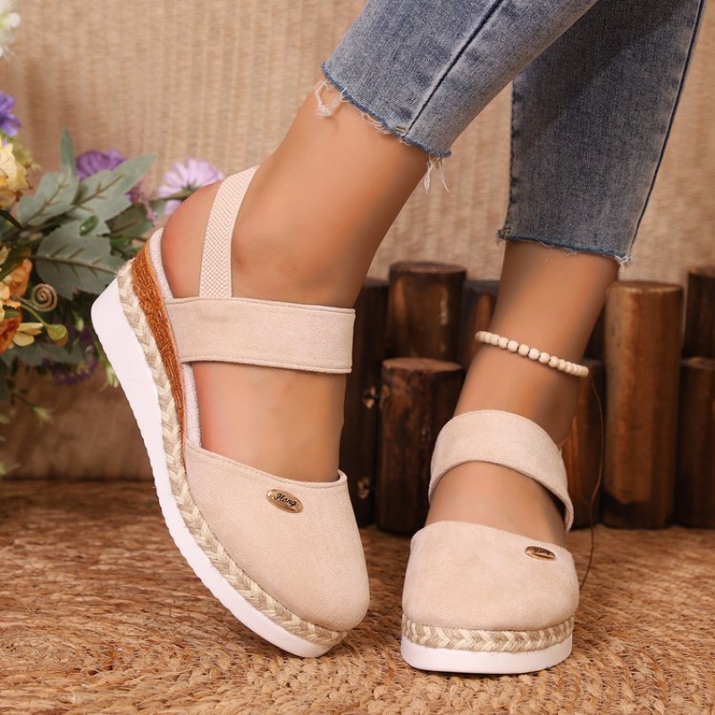 Summer Women's Fish Mouth Clos - Vintage And Modern Fashion 评论和价格