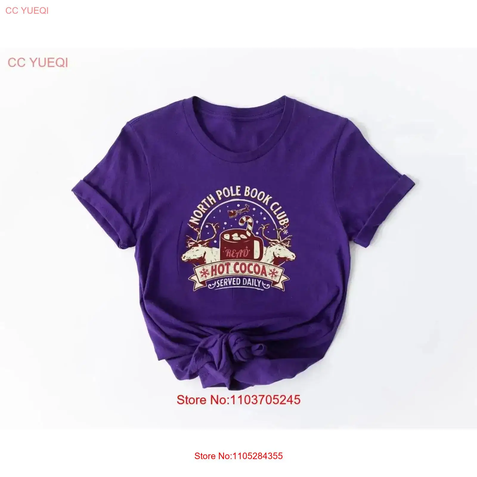 North Pole Book Club T Shirt B - Vintage Fashion Knitwear Book 评论和价格