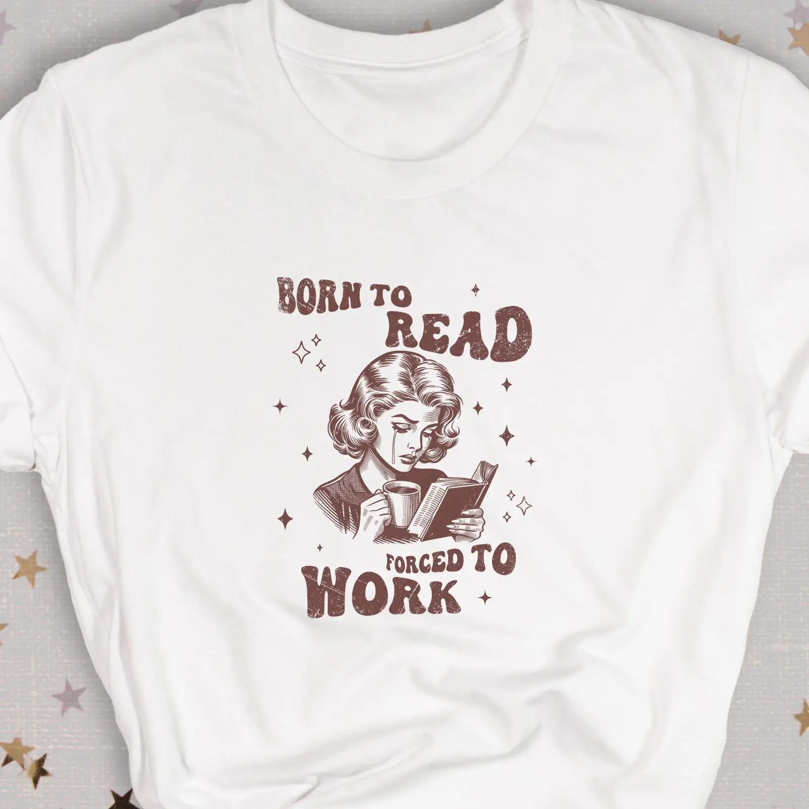 Born To Read T Shirt Retro Boo - Vintage Fashion Knitwear Book 评论和价格