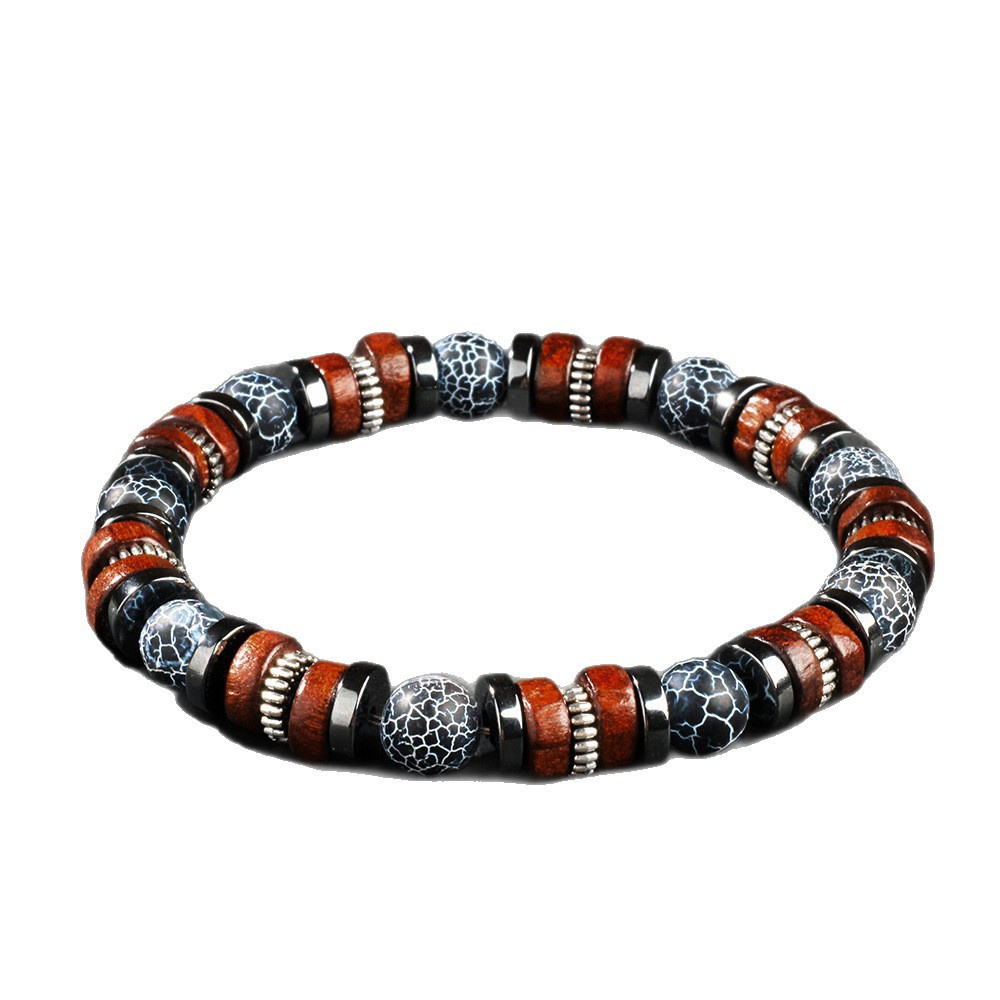 Hot Sale Men natural stone woo - Vintage Fashion Outfits Men 评论和价格