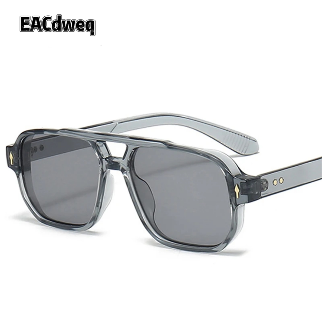 Vintage Double Bridges Men Squ - Vintage Fashion De 评论和价格