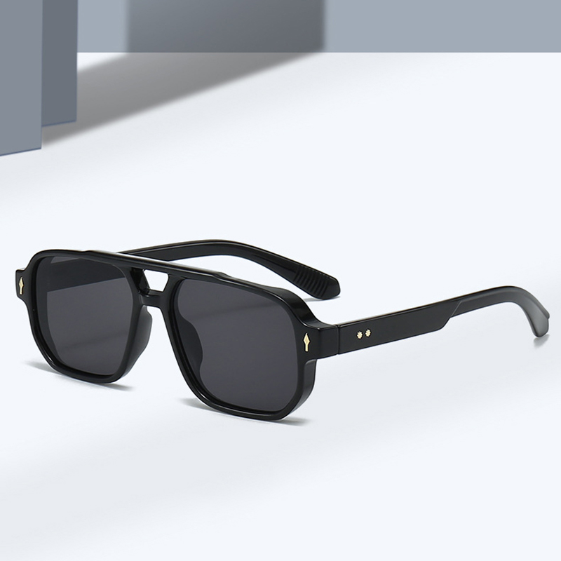 Vintage Double Bridges Men Squ - Vintage Fashion De 评论和价格
