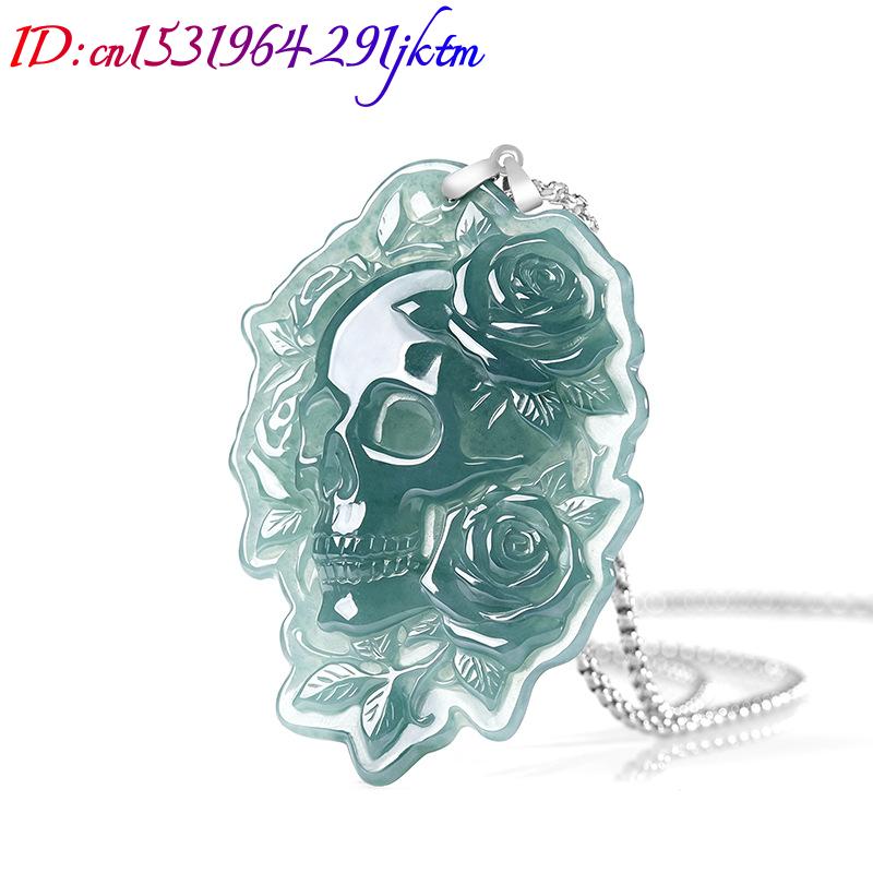 Natural Burmese Jadeite Skull  - Vintage Women Fashion 评论和价格